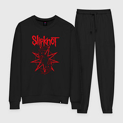 Костюм хлопковый женский Slipknot Slip Goats Art, цвет: черный