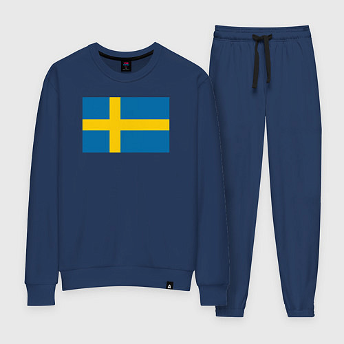 Женский костюм Швеция Флаг Швеции / Тёмно-синий – фото 1