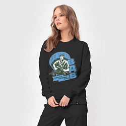 Костюм хлопковый женский Никто кроме нас, цвет: черный — фото 2