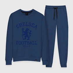 Костюм хлопковый женский Chelsea FC: Lion, цвет: тёмно-синий
