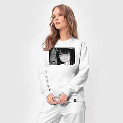 Костюм хлопковый женский Селфи Мерико Чан, цвет: белый — фото 2