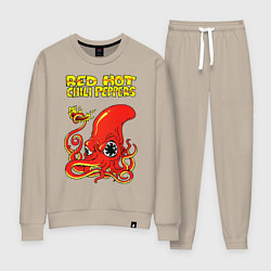 Костюм хлопковый женский RED HOT CHILI PEPPERS, цвет: миндальный