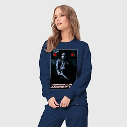 Костюм хлопковый женский Terminator JD, цвет: тёмно-синий — фото 2