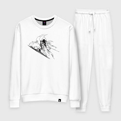 Костюм хлопковый женский Ямамото Генрюсай Блич, цвет: белый