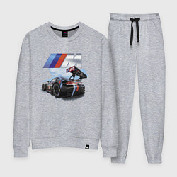 Костюм хлопковый женский BMW M POWER Motorsport Racing Team, цвет: меланж