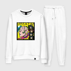 Костюм хлопковый женский Art Ramones, цвет: белый