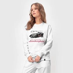 Костюм хлопковый женский Lamborghini Bandido concept, цвет: белый — фото 2