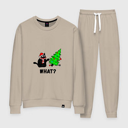 Женский костюм Кот роняет елку