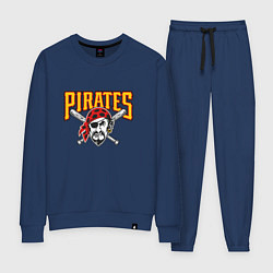 Костюм хлопковый женский Pittsburgh Pirates - baseball team, цвет: тёмно-синий