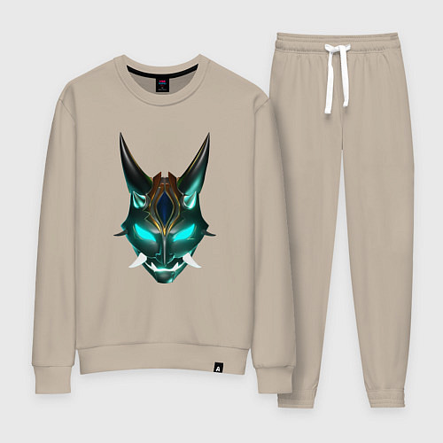 Женский костюм МАСКА СЯО ГЕНШИН ИМПАКТ НЕОН / Миндальный – фото 1