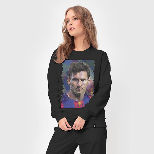 Женский костюм Lionel Messi - striker, Barcelona / Черный – фото 3