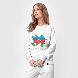 Костюм хлопковый женский Map Azerbaijan, цвет: белый — фото 2