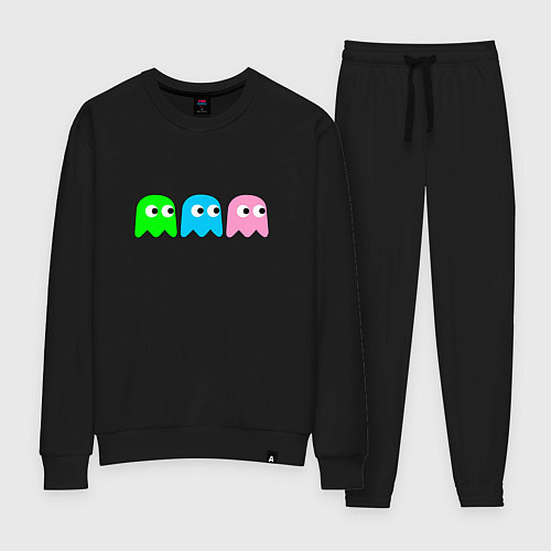 Женский костюм Pac man - play Для двоих / Черный – фото 1