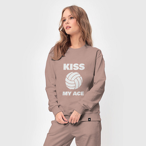 Женский костюм Kiss - My Ace / Пыльно-розовый – фото 3