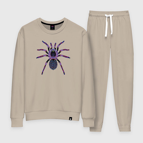 Женский костюм Огромный психоделический паук / Миндальный – фото 1