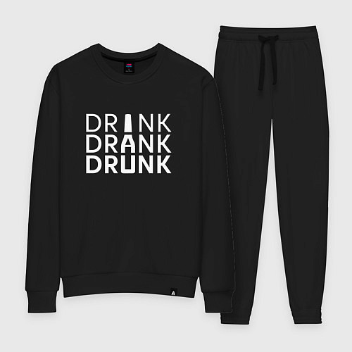 Женский костюм DRINK DRANK DRUNK / Черный – фото 1