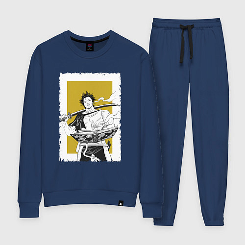 Женский костюм Стильный Ями / Тёмно-синий – фото 1