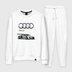 Костюм хлопковый женский Audi Germany, цвет: белый