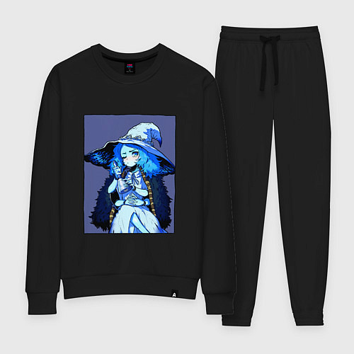 Женский костюм Ранни с бутылочкой Elden Ring / Черный – фото 1