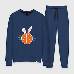 Костюм хлопковый женский Basketball Bunny, цвет: тёмно-синий