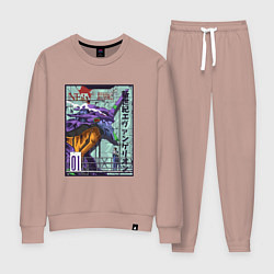 Женский костюм Евангелион eva 01 робот