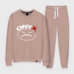 Костюм хлопковый женский Onyх, цвет: пыльно-розовый