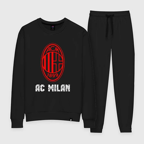 Женский костюм МИЛАН AC Milan / Черный – фото 1