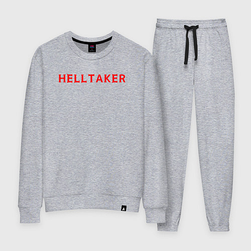 Женский костюм Helltaker logo / Меланж – фото 1