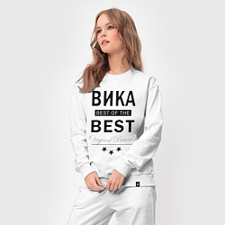 Костюм хлопковый женский ВИКА BEST OF THE BEST, цвет: белый — фото 2