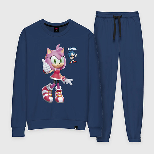 Женский костюм Sonic Amy Rose Video game / Тёмно-синий – фото 1