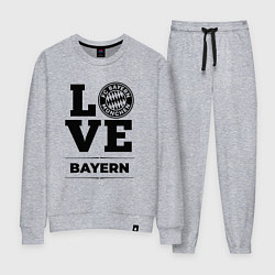 Костюм хлопковый женский Bayern Love Классика, цвет: меланж