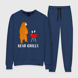 Костюм хлопковый женский Bear Grills Беар Гриллс, цвет: тёмно-синий