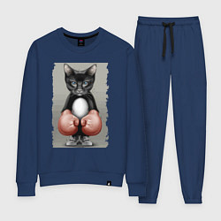 Женский костюм Крутой котяра в боксёрских перчатках Cool cat in b