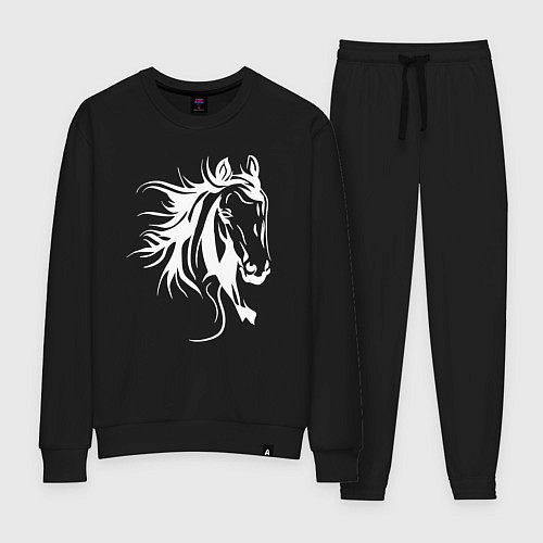 Женский костюм Лошадиная голова / Черный – фото 1