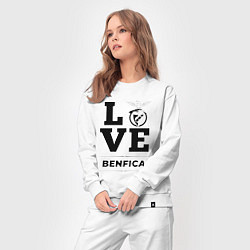 Костюм хлопковый женский Benfica Love Классика, цвет: белый — фото 2