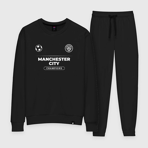 Женский костюм Manchester City Форма Чемпионов / Черный – фото 1