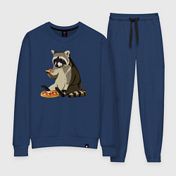 Женский костюм Енот кушает пиццу