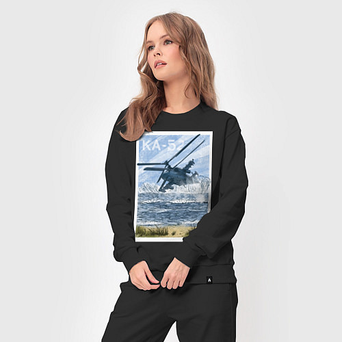 Женский костюм Вертолет КА-52 / Черный – фото 3