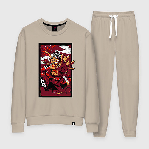 Женский костюм ЛУФФИ 5 ЙОНКО ONE PIECE / Миндальный – фото 1