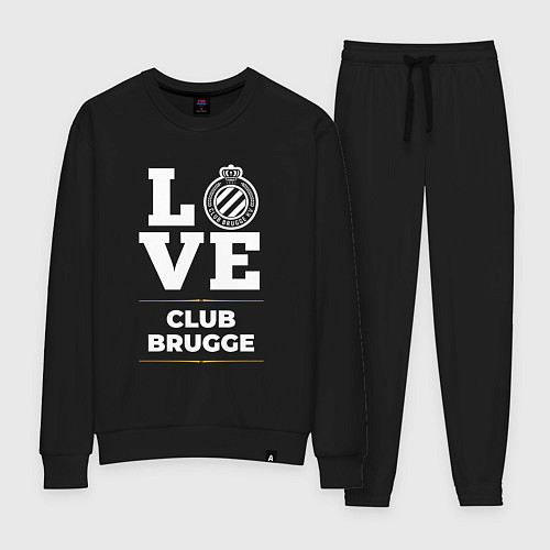 Женский костюм Club Brugge Love Classic / Черный – фото 1