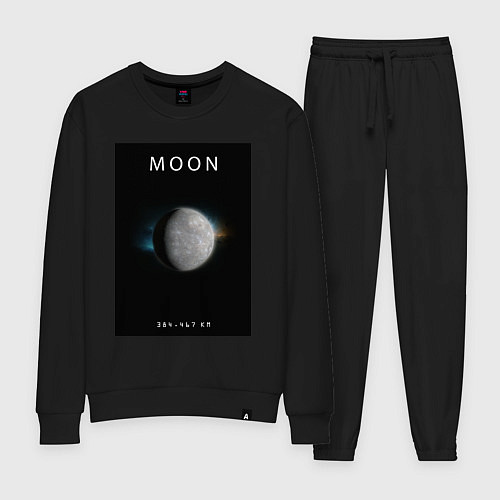 Женский костюм Moon Луна Space collections / Черный – фото 1