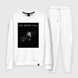 Костюм хлопковый женский The Moon Fall Space collections, цвет: белый