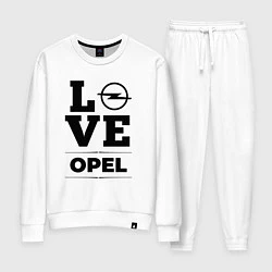 Костюм хлопковый женский Opel Love Classic, цвет: белый