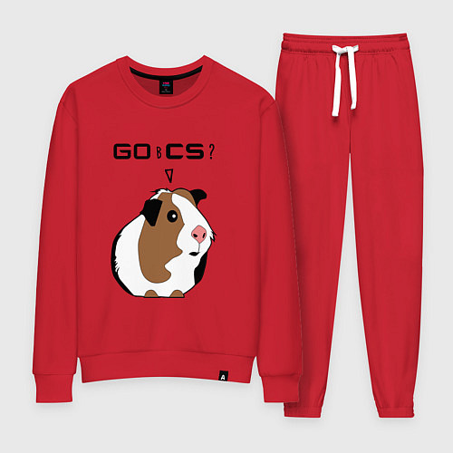 Женский костюм Типичный геймер CS:GO / Красный – фото 1