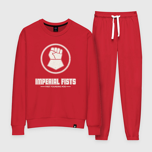 Женский костюм Имперские кулаки лого винтаж / Красный – фото 1