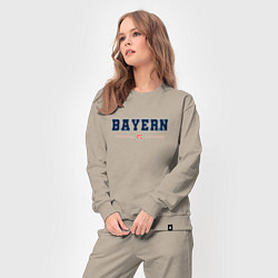 Костюм хлопковый женский Bayern FC Classic, цвет: миндальный — фото 2