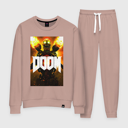 Женский костюм Doom - apex revenant / Пыльно-розовый – фото 1