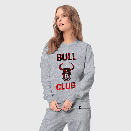 Женский костюм Bull Bitcoin Club / Меланж – фото 3