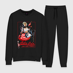 Костюм хлопковый женский Nuka - cola girl, цвет: черный