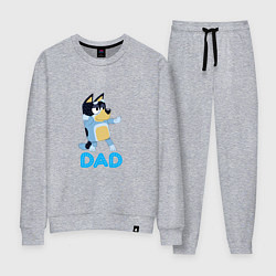 Костюм хлопковый женский Doggy Dad, цвет: меланж